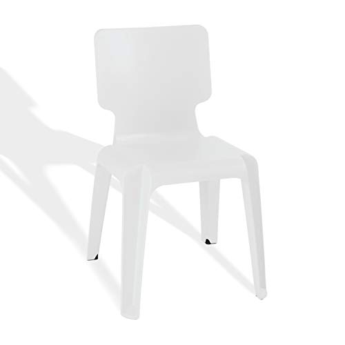 Stapelstuhl, Kunststoff Stuhl Stapelbar Authentics Wait robust versch.Farben reinweiß von Metra