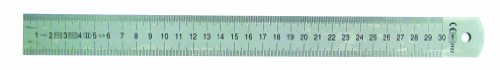 Metrica 24230 Massstab 300 x 30 x 1 mm, verchromt von Metrica