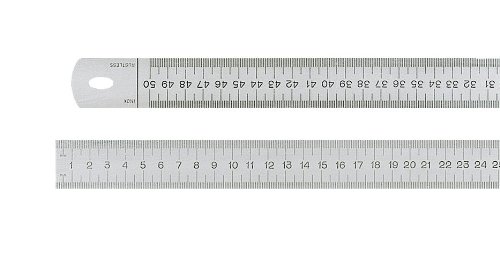 Metrica 25102 Massstab Rostfrei 500 x 30 x 1 / mm, poliert von Metrica