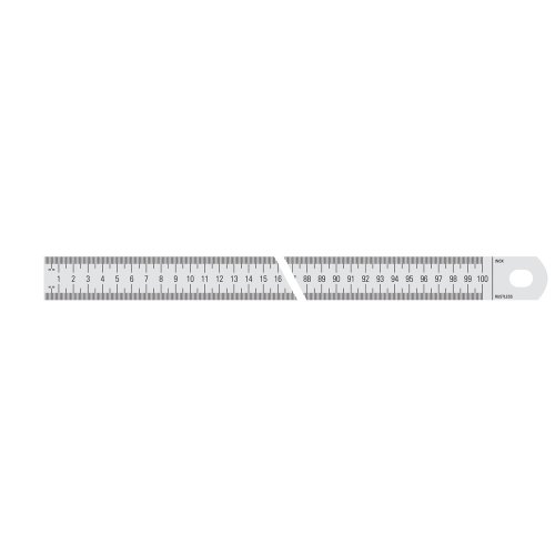 Metrica Massstab Verchromt 3000X30X1 1/2Mm, 25136 von Metrica