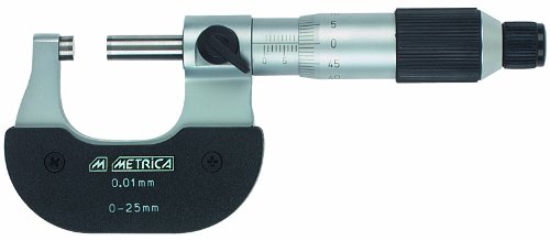 Metrica Mikrometer 0-25 M/Trommelkupplung, 44351 von Metrica