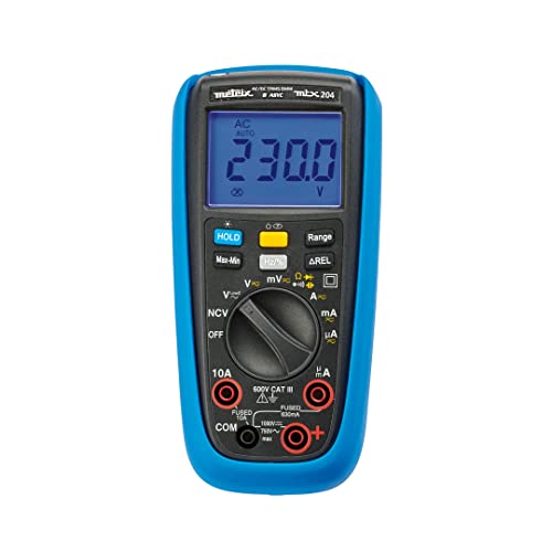 Metrix MTX 204 Hand-Multimeter digital Grafik-Display CAT III 600V Anzeige (Counts): 6000 von Metrix