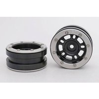 Metsafil 1:10 Crawler Felgen Distractor Schwarz 2St. von Metsafil
