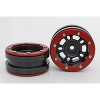 Metsafil 1:10 Crawler Felgen Distractor Schwarz 2St. von Metsafil