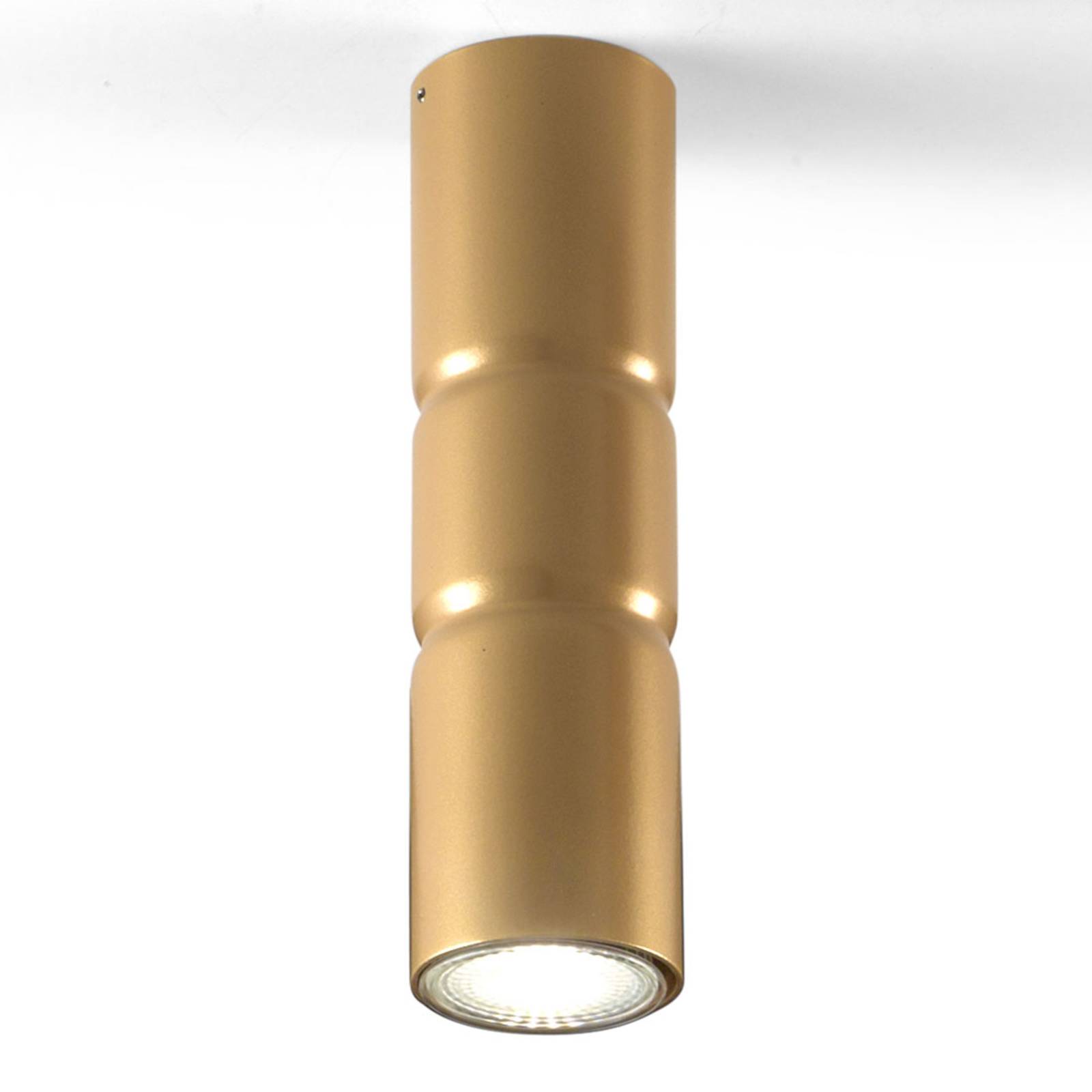 Deckenaufbauleuchte Turbo, feststehend, gold Deckenaufbauleuchte Turbo, feststehend, gold von Metallux