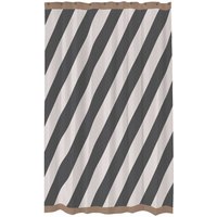 Duschvorhang Diagonal dark grey von Mette Ditmer Design