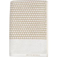 Handtuch Grid sand/off-white 140 x 70 cm von Mette Ditmer Design