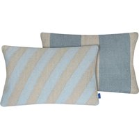 Mette Ditmer - Across Kilim Kissenbezug, 40 x 60 xm, light blue von Mette Ditmer