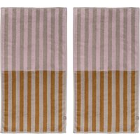 Mette Ditmer - Disorder Gästehandtuch 40 x 55 cm, powder rose (2er-Set) von Mette Ditmer