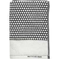 Mette Ditmer - Grid Badetuch 70 x 140 cm, schwarz / off-white von Mette Ditmer