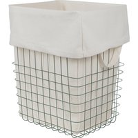 Mette Ditmer - Store-It Wäschekorb L, thyme green von Mette Ditmer