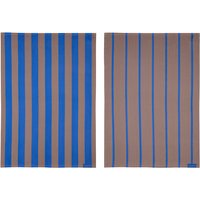 Mette Ditmer - Stripes Küchenhandtuch, blush (2er-Set) von Mette Ditmer