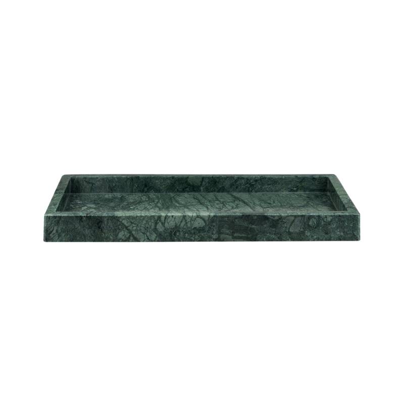 Mette Ditmer Tablett Schale Marmor Dark Forest 16 X 31 Cm Tablett Aufbewahrung   B-Ware von Mette Ditmer