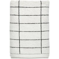 Mette Ditmer - Tile Gästehandtuch 38 x 60 cm, schwarz / off-white (2er-Set) von Mette Ditmer
