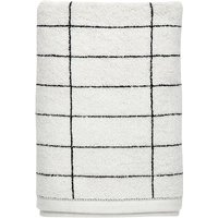 Mette Ditmer - Tile Gästehandtuch 38 x 60 cm, schwarz / off-white (2er-Set) von Mette Ditmer