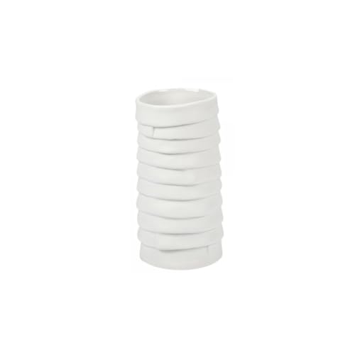 Ribbon vase, small Ø7 x H13 cm Off-White von Mette Ditmer