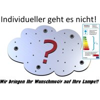 Kinderlampe Led Wunschmotiv Sternenhimmel von MettiLeuchten
