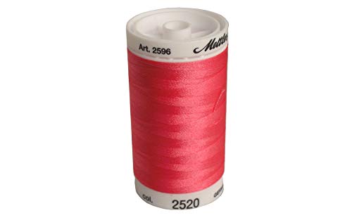 Mettler A2596-2520 Nähen und Stickerei Gewind, Polyester, 2520 Rosa, 800 m von Mettler