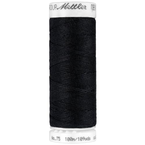 Mettler Nähgarn DENIM DOC in Schwarz speziell für Jeansstoffe und Jeansfarben. Jeansgarn von Mettler