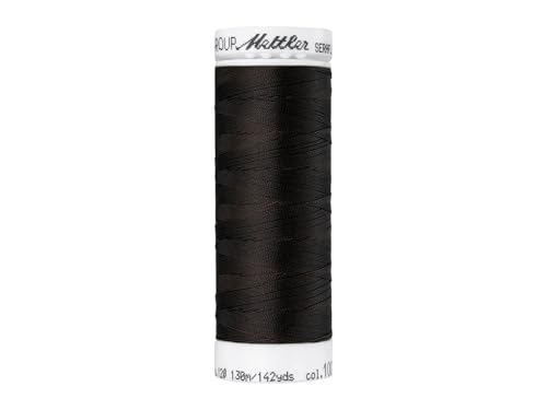 Mettler Nähfaden, Garn, Polyester, dunkel braun, 130 m, Fb. 1002 von Mettler