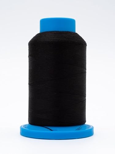 Mettler Seraflock Stretch-Nähgarn, elastisch, 1000 m, 1000 m, 4000 Stück, Schwarz von Mettler