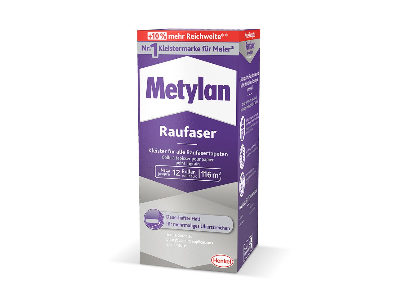 Metylan Kleister Metylan Raufaser Tapetenkleister 720 g Paket von Metylan