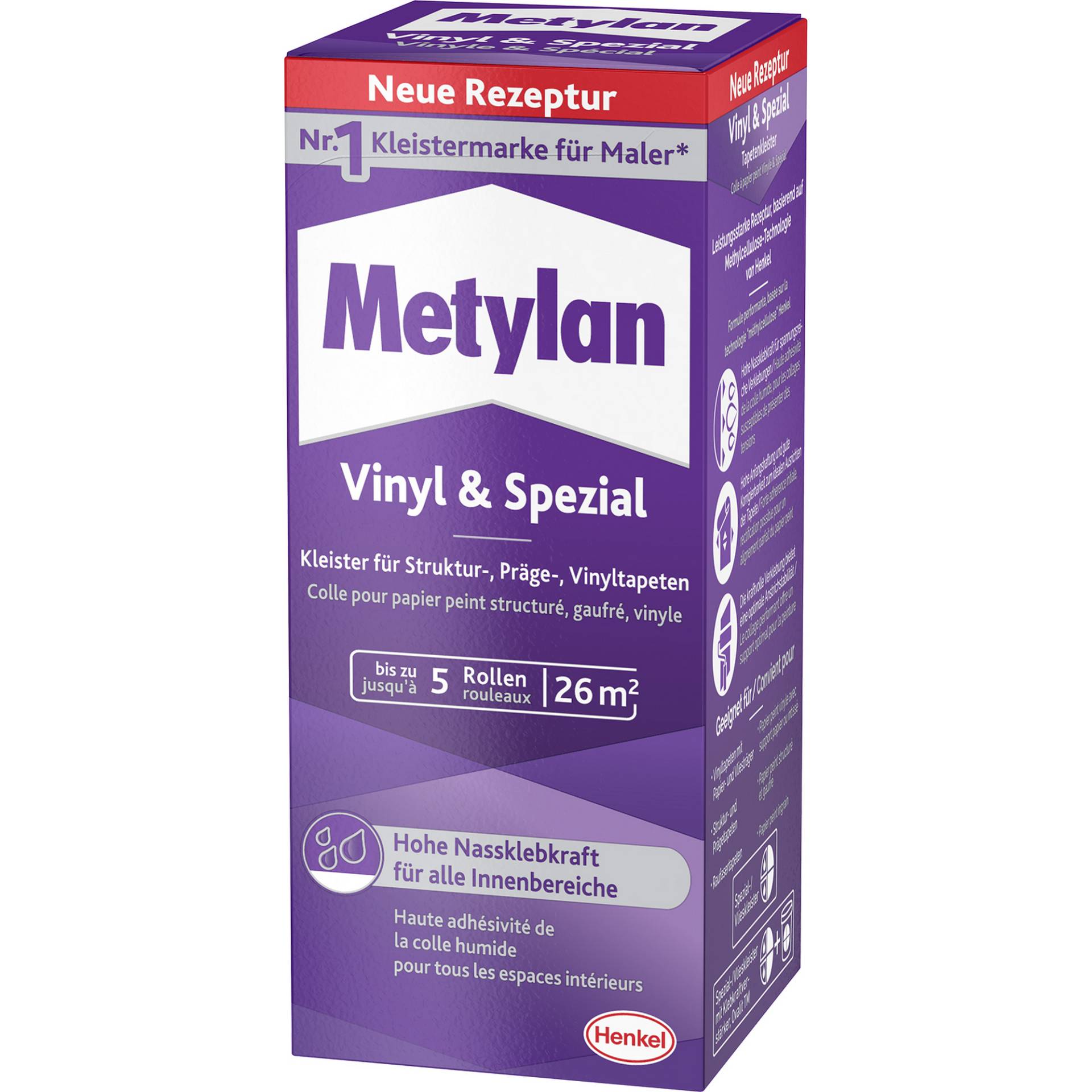 Metylan Tapetenkleister 'Vinyl & Spezial' transparent 180 g von Metylan