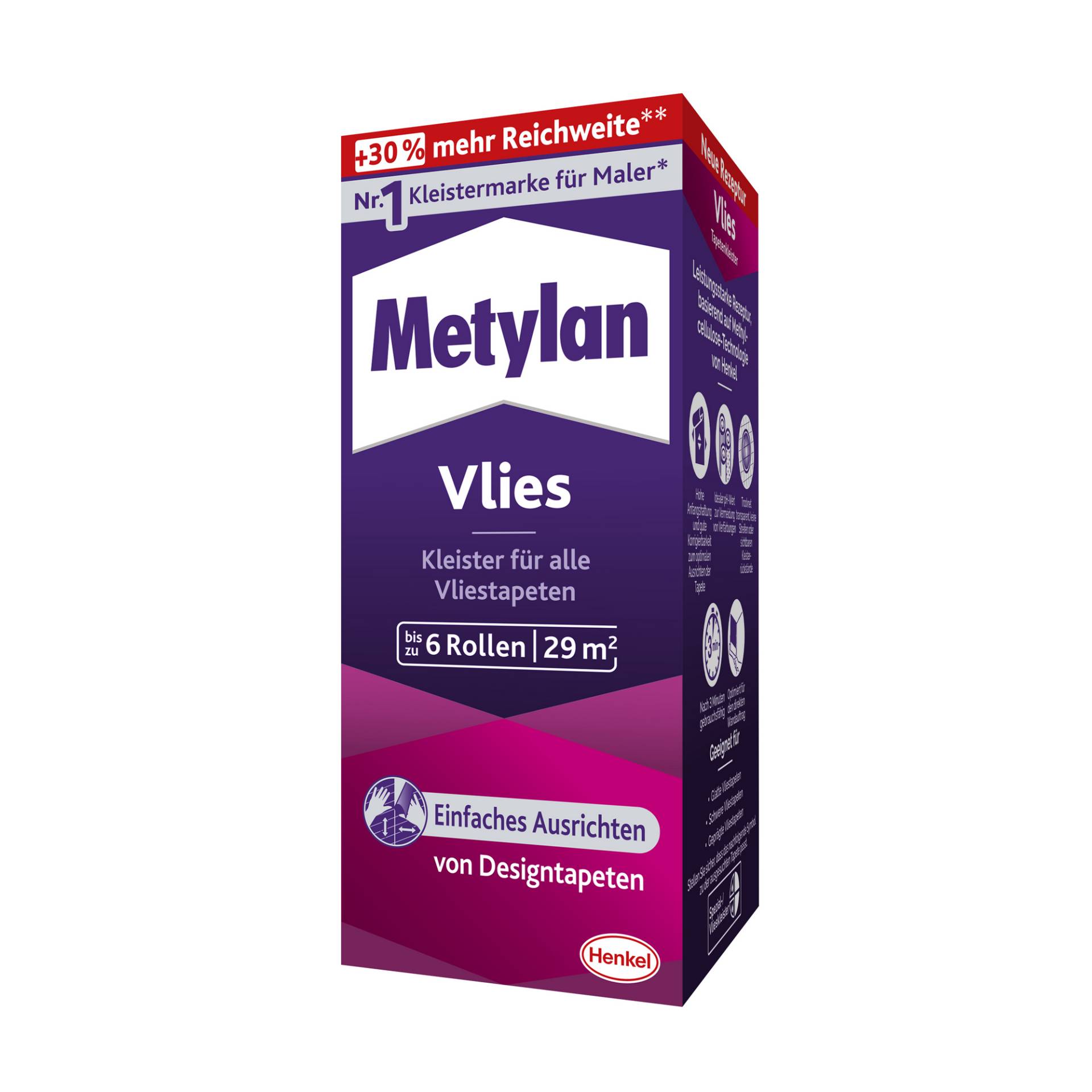 Metylan Tapetenkleister 'Vlies' transparent 180 g von Metylan