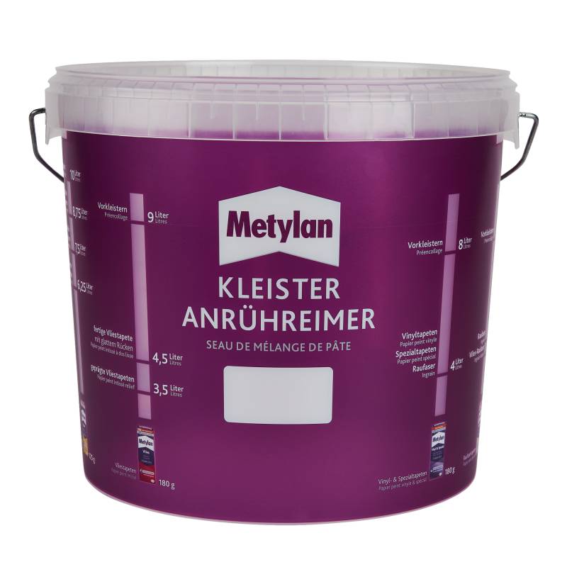 Metylan Tapeziereimer für Kleister transparent 10 l von Metylan