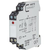 Metz Connect Koppelbaustein 2W KRA-M8/21-21 230AC - 11061905 von Metz Connect