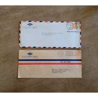 1930Er Jahre Briefumschläge Set Von Zwei Gebrauchten Ohio Chemical Und Mfg. Company Air Mail von MetzGeneralStore