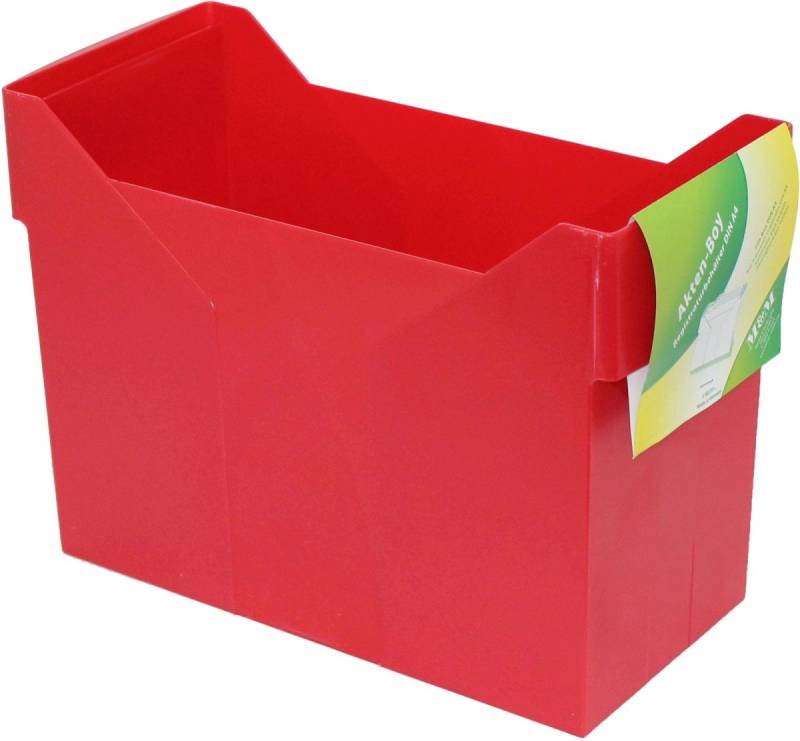 Metzger & Mendle Aufbewahrungsbox Akten-Boy A4 basic-rot leer von Metzger & Mendle