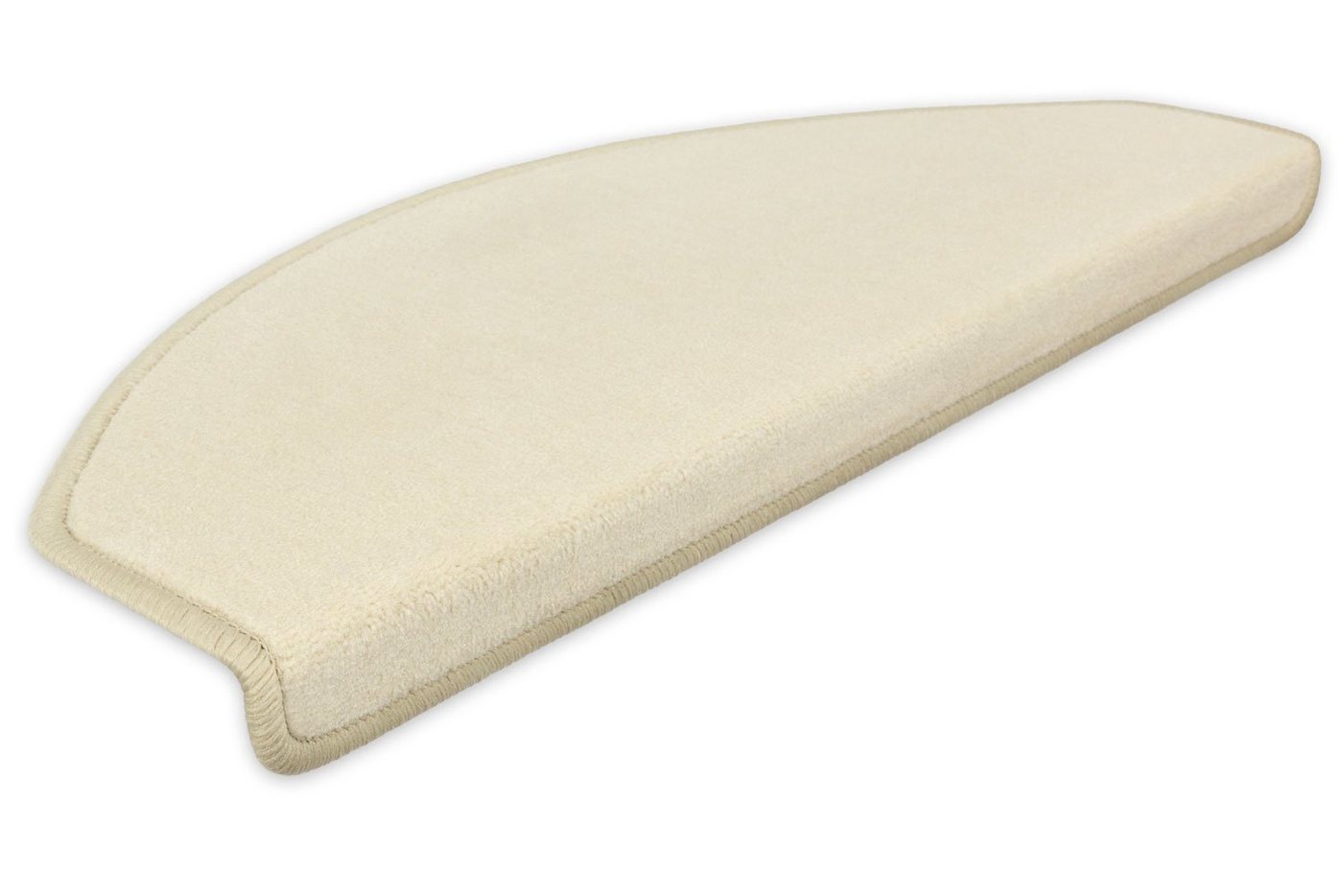 Stufenmatte Stufenmatten Vorwerk Uni Halbrund SparSet Hellbeige 15 Stück, Metzker®, halbrund, Höhe: 7 mm, 15 Stück im Set - Hellbeige von Metzker®