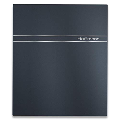 Metzler Briefkasten in Anthrazit RAL 7016 Philip - Modernes Design - Briefkasten mit Gravur & Zeitungsfach - Gravur & Türanschlag wählbar - Größe: 35,5 x 43,5 x 10 cm Metzler Briefkasten in Anthrazit RAL 7016 Philip - Modernes Design - Briefkasten mit Gravur & Zeitungsfach - Gravur & Türanschlag wählbar - Größe: 35,5 x 43,5 x 10 cm von Metzler