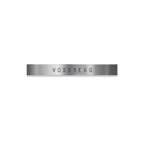Metzler VDM10 Ersatz Namensschild mit Lasergravur selbstklebend für Versionen mit 1 Klingeltaster in Edelstahl V2A Metzler VDM10 Ersatz Namensschild mit Lasergravur selbstklebend für Versionen mit 1 Klingeltaster in Edelstahl V2A von Metzler