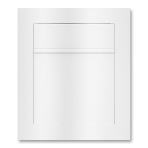 Metzler Unterputz Briefkasten Verkehrsweiß RAL 9016 – Edelstahl Einbaubriefkasten flächenbündig mit Namensschild und Schloss, wetterfest, pulverbeschichtet, DIN A4, Wandmontage, modernes Design Metzler Unterputz Briefkasten Verkehrsweiß RAL 9016 – Edelstahl Einbaubriefkasten flächenbündig mit Namensschild und Schloss, wetterfest, pulverbeschichtet, DIN A4, Wandmontage, modernes Design von Metzler