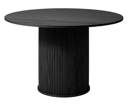 Esstisch Nola rund 120 cm - Schwarz | Meubelplaats von Meubelplaats