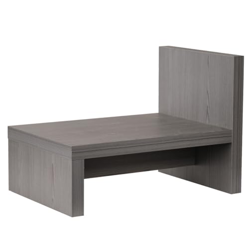 Meubletmoi Nachttisch, asymmetrisch, originell, Dekor Eichenholz, minimalistisches Design, Bronx 6669 von Meubletmoi