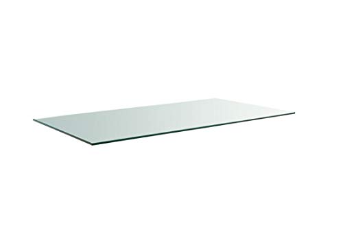Meubletmoi Tablett, rechteckig, 100 x 80 cm, aus Hartglas, transparent – Robuste Tischplatte – für Tisch & Couchtisch Meubletmoi Tablett, rechteckig, 100 x 80 cm, aus Hartglas, transparent – Robuste Tischplatte – für Tisch & Couchtisch von Meubletmoi