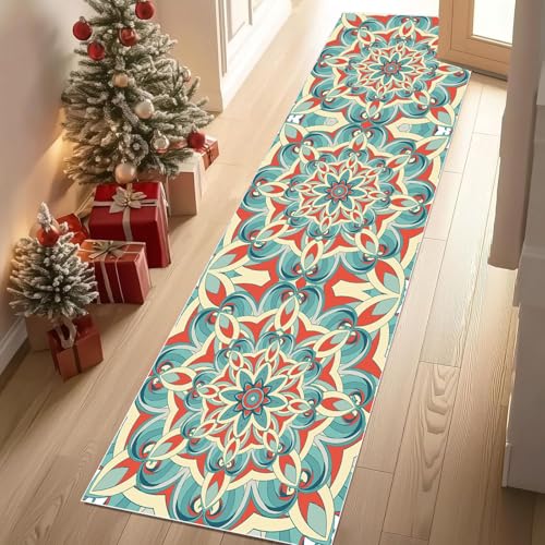 Meugesoi Exotisch Mandala Teppich Läufer 60x120 cm Bohemian Ethnischer Stil Carpet rutschfest Waschbar Bettumrandung Schlafzimmer, Teppichläufer für Küche, Flur, Eingangsbereich Meugesoi Exotisch Mandala Teppich Läufer 60x120 cm Bohemian Ethnischer Stil Carpet rutschfest Waschbar Bettumrandung Schlafzimmer, Teppichläufer für Küche, Flur, Eingangsbereich von Meugesoi