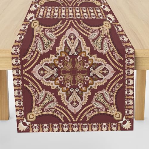 Meugesoi Traditionell Ethnischer Tischläufer Abwaschbar Vintage Geometrie Blumenmuster Tischdecke Esstisch Deko Runner 40x300 cm Für Küche Table Couchtisch Geburtstag Party Hochzeit Tischdeko Meugesoi Traditionell Ethnischer Tischläufer Abwaschbar Vintage Geometrie Blumenmuster Tischdecke Esstisch Deko Runner 40x300 cm Für Küche Table Couchtisch Geburtstag Party Hochzeit Tischdeko von Meugesoi