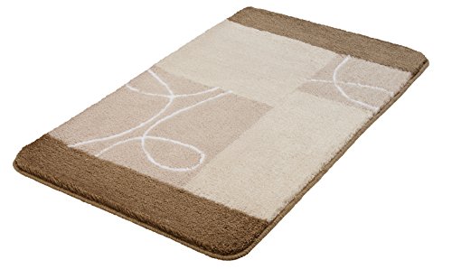 Kleine Wolke Badteppich Curly hellgrau 70 x 120 cm von Kleine Wolke