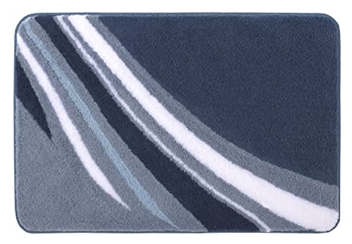 Meusch Badteppich Lyra, Farbe: Iceblue, Material: 100% Polyacryl, Größe: 70x120 cm von Meusch