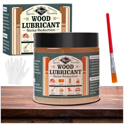 Holzschmiermittel für Heimprojekte, 200 ml, Mehrzweck-Pastenwachs für Holz, Schubladen- und Türscharnierschmiermittel, Kommode, Schrank, Gitarre, Puzzle, Stuhlschmiermittel – beseitigt Anhaften und Holzschmiermittel für Heimprojekte, 200 ml, Mehrzweck-Pastenwachs für Holz, Schubladen- und Türscharnierschmiermittel, Kommode, Schrank, Gitarre, Puzzle, Stuhlschmiermittel – beseitigt Anhaften und von Meuvcol