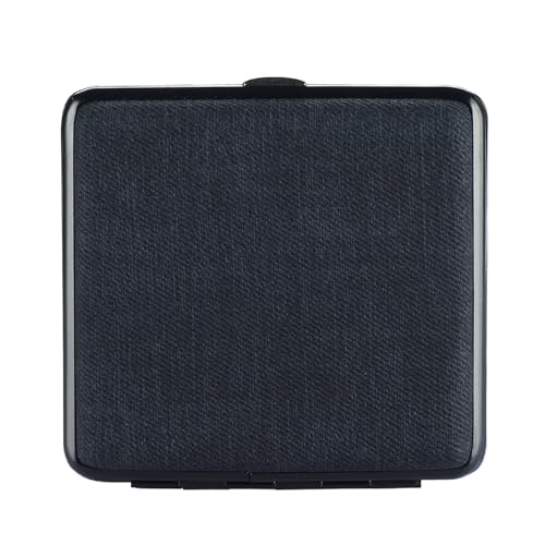 Mevsim Store Zigarettenetui Schwarz Jeanslook – Für 20 Zigaretten – Robustes Metall mit Stoffbezug – Kompakt, Langlebig & Stilvoll – Praktisches Raucheretui für Damen & Herren Mevsim Store Zigarettenetui Schwarz Jeanslook – Für 20 Zigaretten – Robustes Metall mit Stoffbezug – Kompakt, Langlebig & Stilvoll – Praktisches Raucheretui für Damen & Herren von Mevsim Store