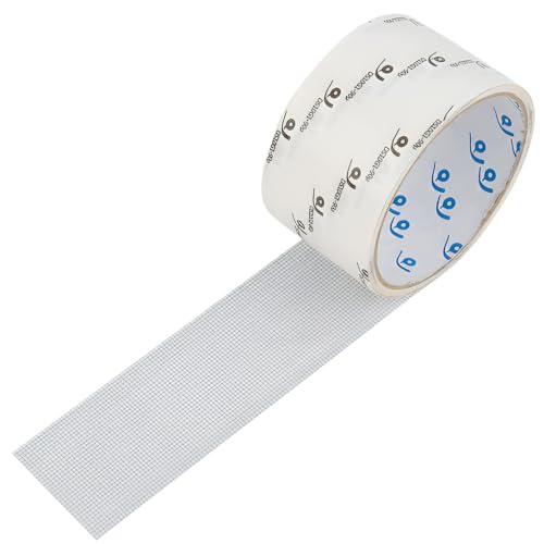 Mewflew Selbstklebendes Insektenschutz Reparaturband Robustes Netzpflaster Für Fenster Türen Zuschneidbares Reißfestes Gitter Für Schnelle Diy (50mm*2M,Grey) von Mewflew