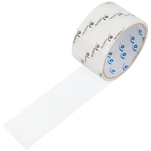 Mewflew Selbstklebendes Insektenschutz Reparaturband Robustes Netzpflaster Für Fenster Türen Zuschneidbares Reißfestes Gitter Für Schnelle Diy (50mm × 2m,white) von Mewflew