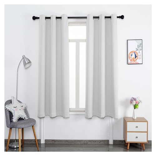 Mewkew Verdunkelungsvorhänge mit Ösen, Heimdekoration, Wärmeisoliert, superweiche Vorhänge, Ösenring Oben, geräuschreduzierend, Fenstervorhänge für Schlafzimmer, B280×H160 cm Mewkew Verdunkelungsvorhänge mit Ösen, Heimdekoration, Wärmeisoliert, superweiche Vorhänge, Ösenring Oben, geräuschreduzierend, Fenstervorhänge für Schlafzimmer, B280×H160 cm von Mewkew