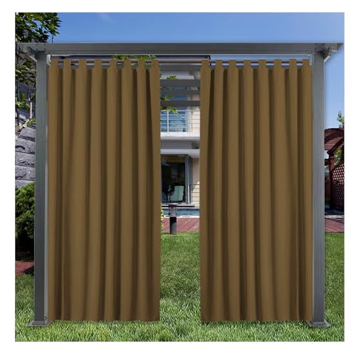 Outdoor Vorhänge Wasserdicht Pergola Thermal Insulated Curtains W102×H72 zoll Sichtschutz Vorhang für Außen Balcony Gazebo Pergola Indoor Living Room Balcony Porch Pool Outdoor Vorhänge Wasserdicht Pergola Thermal Insulated Curtains W102×H72 zoll Sichtschutz Vorhang für Außen Balcony Gazebo Pergola Indoor Living Room Balcony Porch Pool von Mewkew