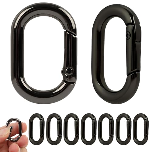 10 PCS Kleine Carabiner 1 Zoll Schwarzer Karabiner Klettern O-Ring-Kleine Karabinerhaken,Robuste Karabinerhaken Schwarz Klein Für Schlüssel, Rucksäcke, Outdoor & DIY-Zubehör 10 PCS Kleine Carabiner 1 Zoll Schwarzer Karabiner Klettern O-Ring-Kleine Karabinerhaken,Robuste Karabinerhaken Schwarz Klein Für Schlüssel, Rucksäcke, Outdoor & DIY-Zubehör von Mewtush